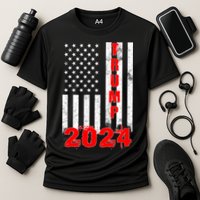 American Flag Design Trump 2024 Cooling Performance Crew T-Shirt
