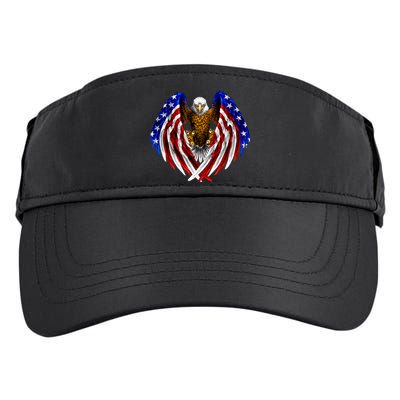 American Flag Eagle Adult Drive Performance Visor