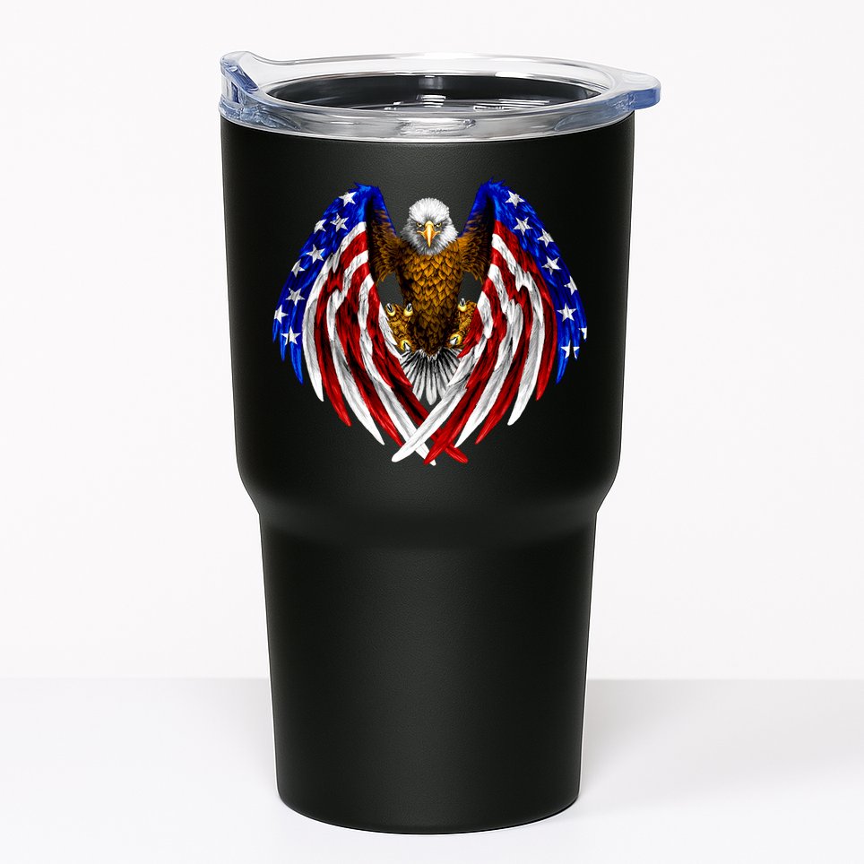 American Flag Eagle Tumbler