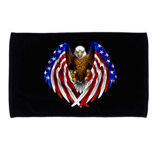 American Flag Eagle Microfiber Hand Towel