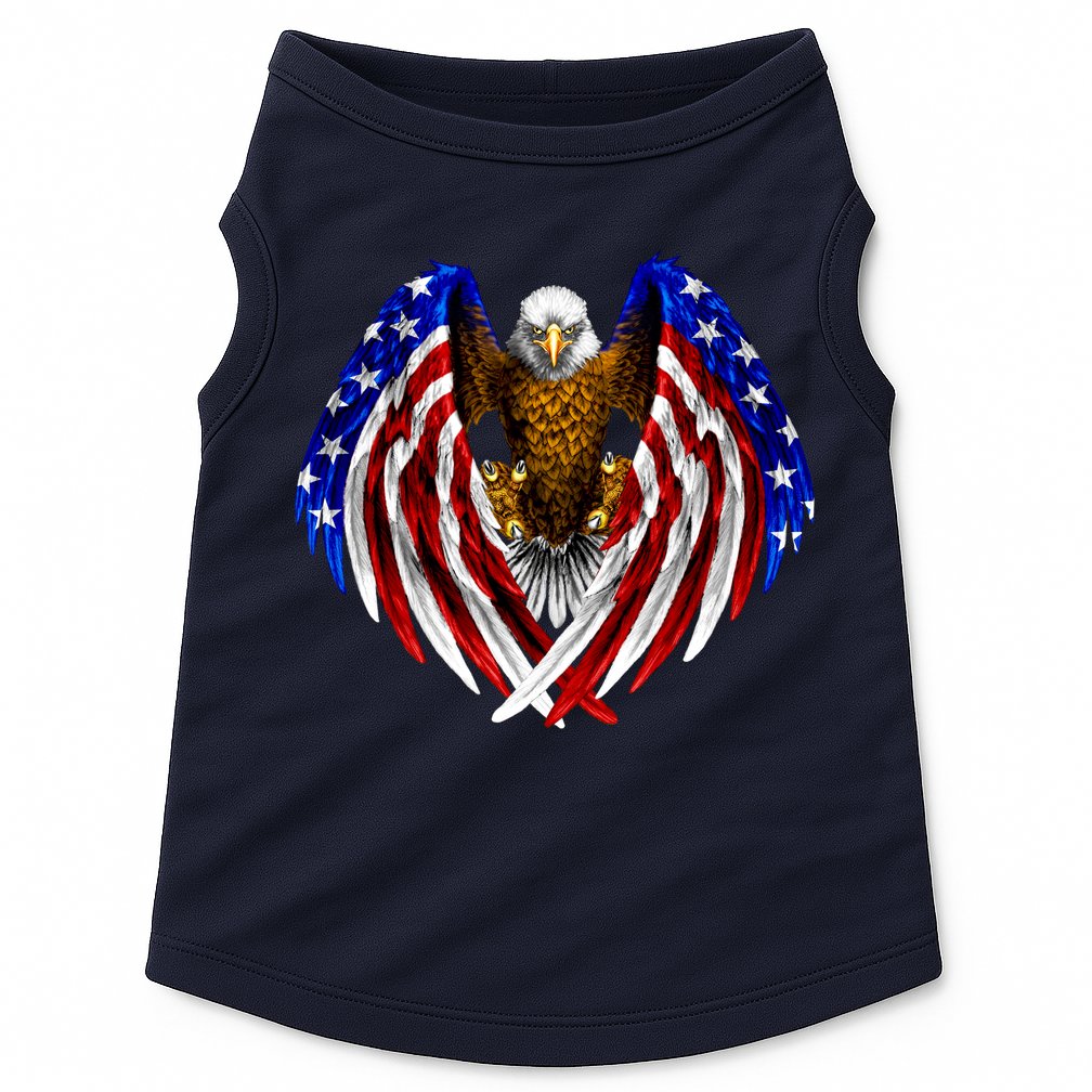 American Flag Eagle Doggie Tank