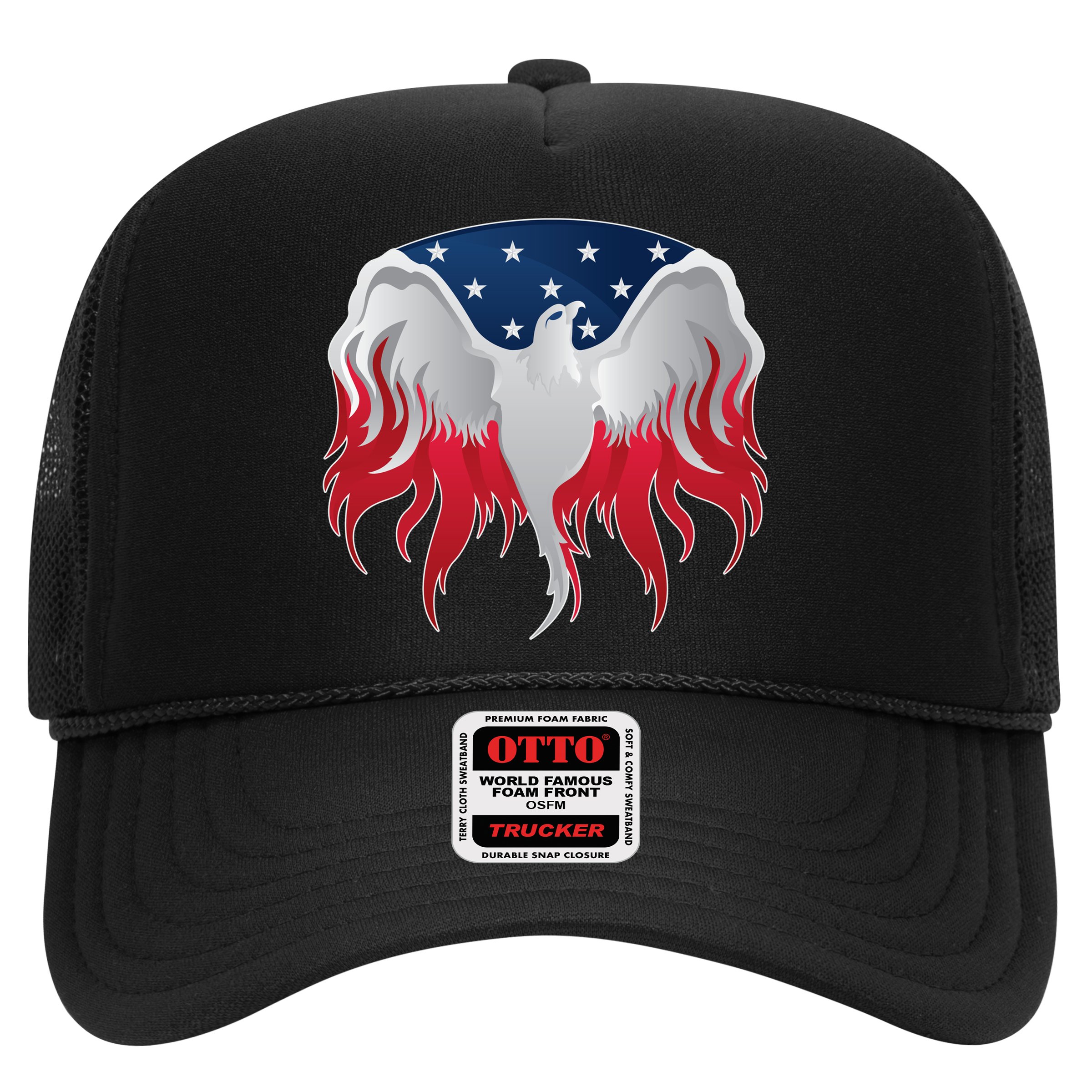 American Flag Eagle USA Illustration Hat