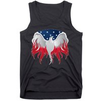 American Flag Eagle USA Illustration Tank Top