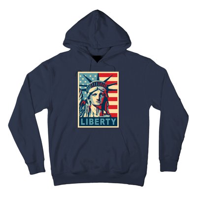 American Flag Statue Of Liberty Hoodie