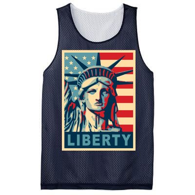 American Flag Statue Of Liberty Mesh Reversible Basketball Jersey Tank