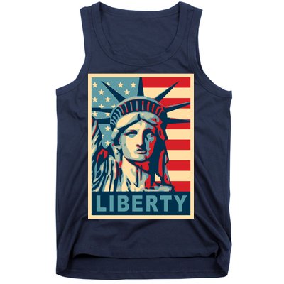 American Flag Statue Of Liberty Tank Top