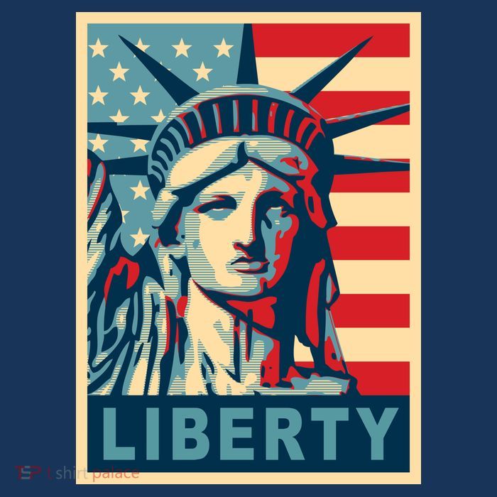 American Flag Statue Of Liberty Tank Top