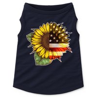 American Flag Sunflower Doggie Tank