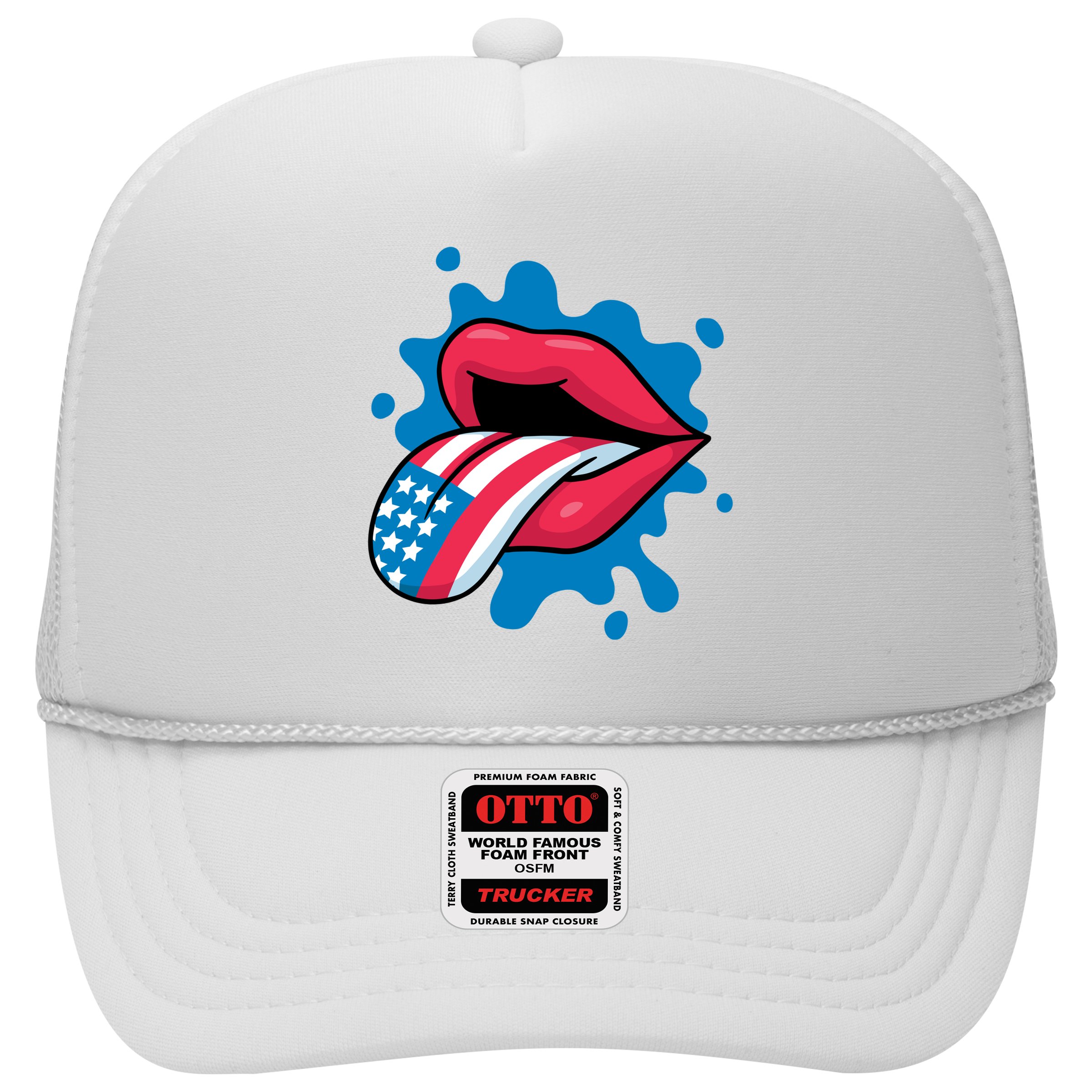 American Flag Tongue Hat