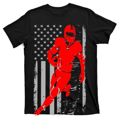 American Football Vintage Flag USA T-Shirt