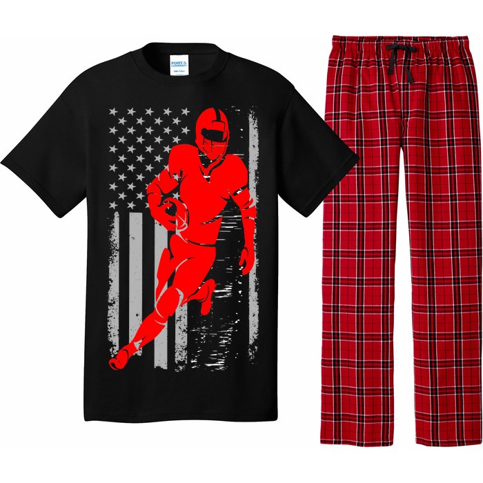 American Football Vintage Flag USA Pajama Set