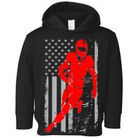 American Football Vintage Flag USA Toddler Hoodie