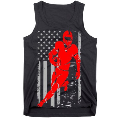 American Football Vintage Flag USA Tank Top