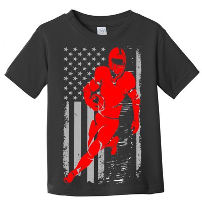 American Football Vintage Flag USA Toddler T-Shirt