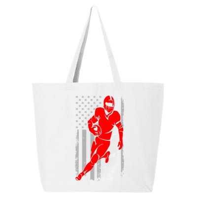 American Football Vintage Flag USA 25L Jumbo Tote