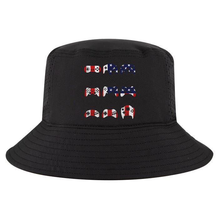 American Gamer Mash Up Controllers Cool Comfort Performance Bucket Hat