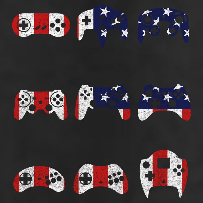 American Gamer Mash Up Controllers Cool Comfort Performance Bucket Hat