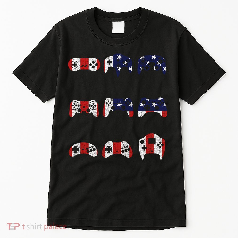 American Gamer Mash Up Controllers Tall T-Shirt