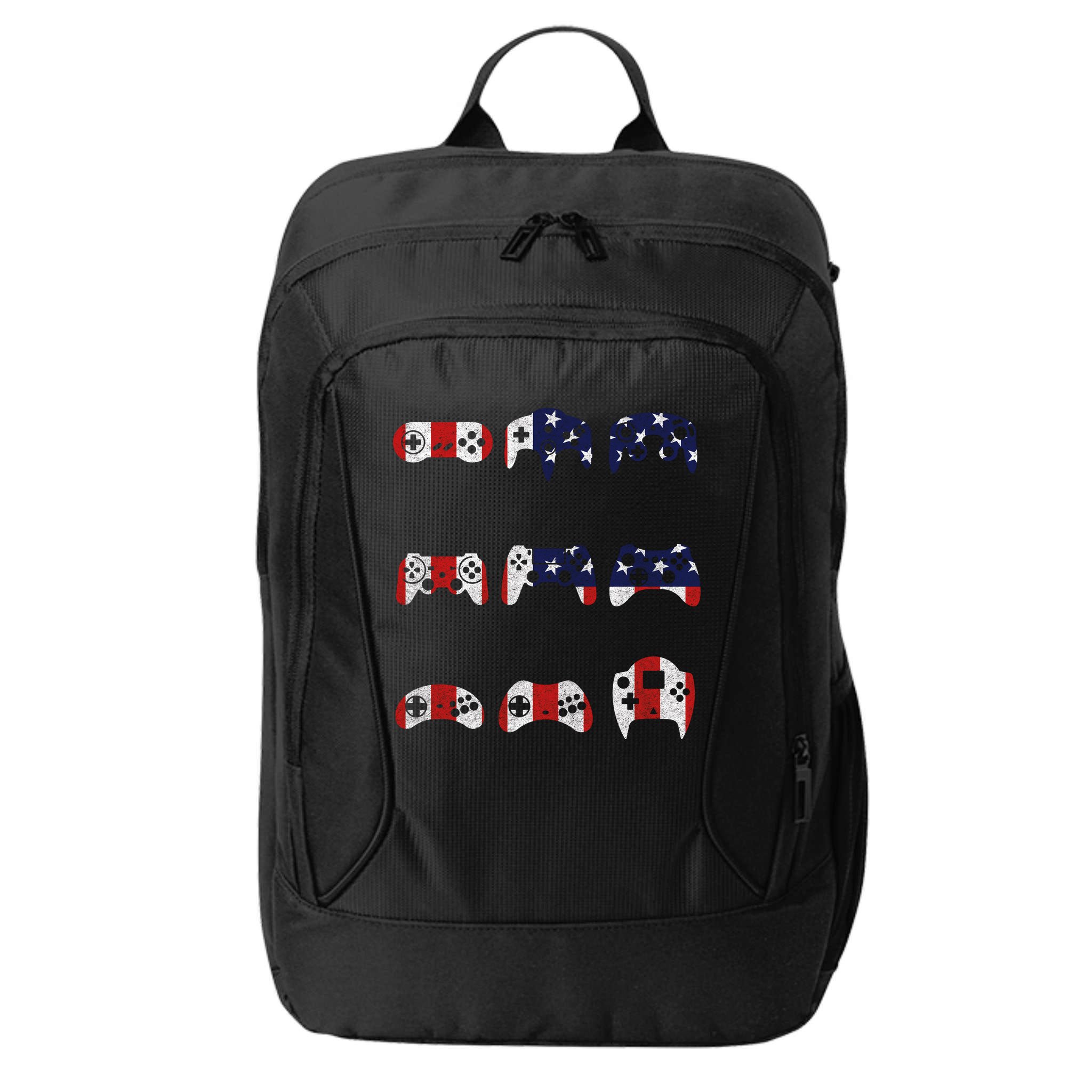 American Gamer Mash Up Controllers City Backpack