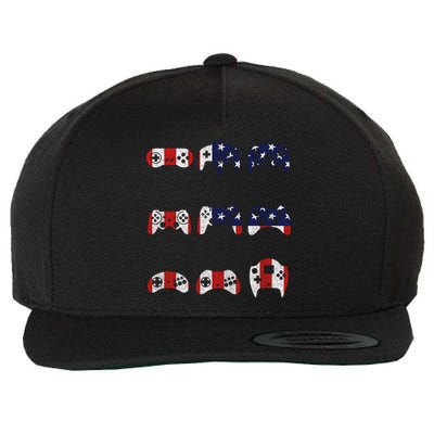 American Gamer Mash Up Controllers Wool Snapback Cap