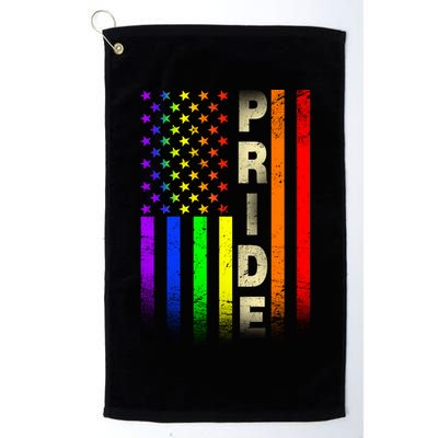 American Gay Pride Rainbow Flag Golf Towel