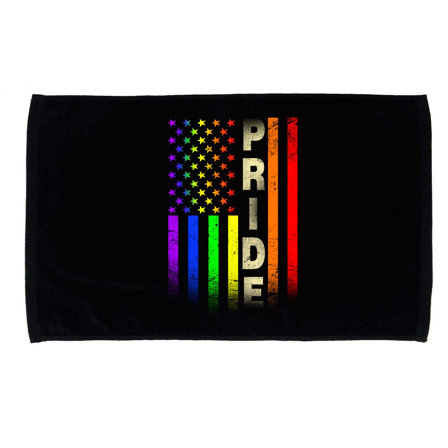 American Gay Pride Rainbow Flag Microfiber Hand Towel
