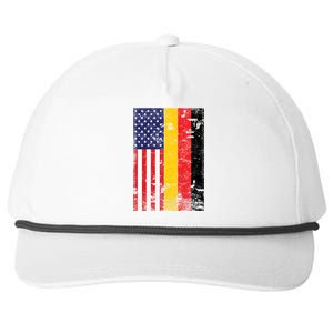 American German Flag Snapback Five-Panel Rope Hat