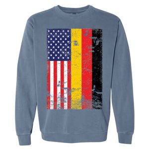 American German Flag Garment-Dyed Sweatshirt