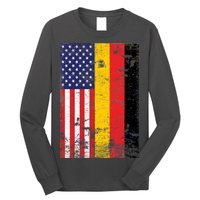 American German Flag Long Sleeve Shirt