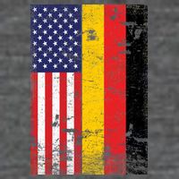 American German Flag Flatbill Hat