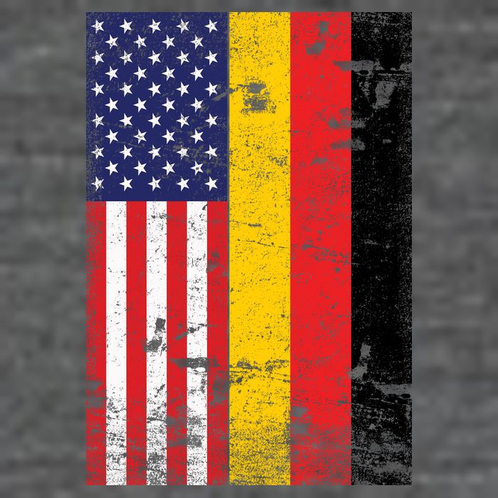 American German Flag Flatbill Hat