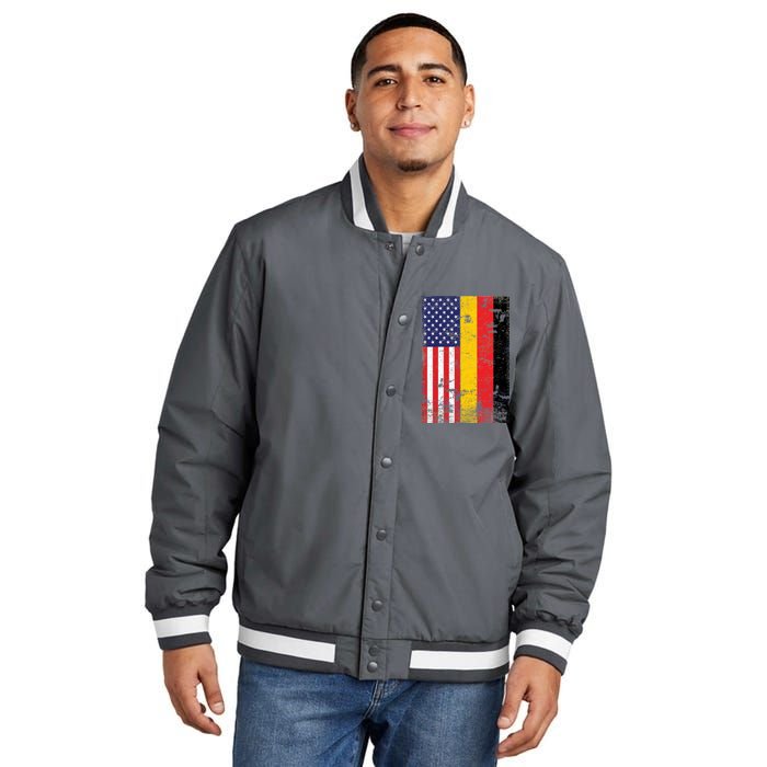 American German Flag Insulated Varsity Jacket