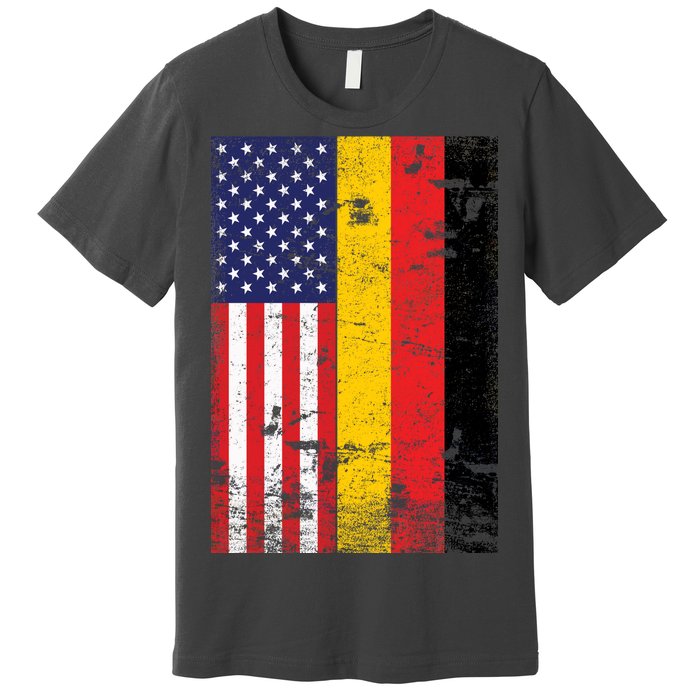 American German Flag Premium T-Shirt