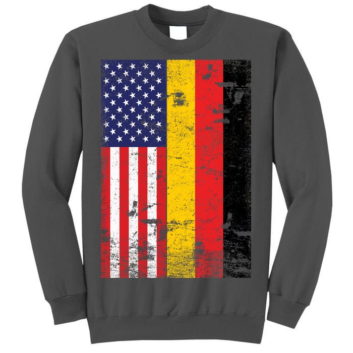 American German Flag Tall Sweatshirt