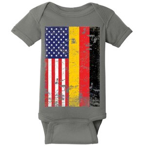 American German Flag Baby Bodysuit