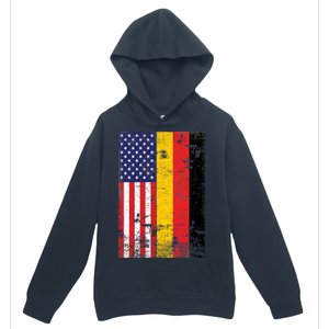 American German Flag Urban Pullover Hoodie