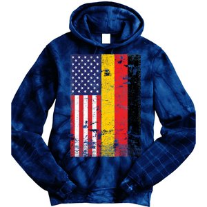 American German Flag Tie Dye Hoodie