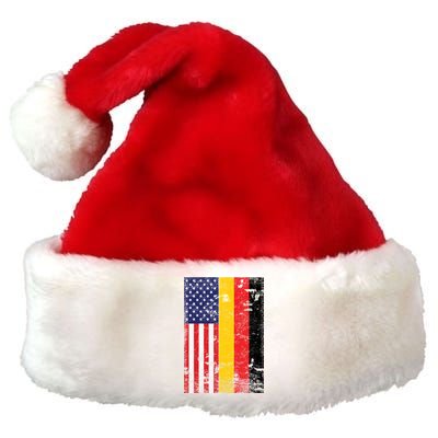 American German Flag Premium Christmas Santa Hat