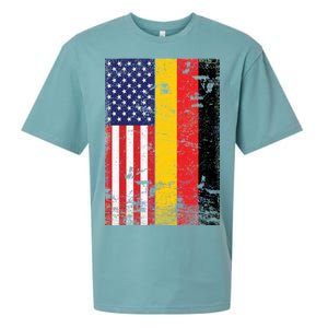 American German Flag Sueded Cloud Jersey T-Shirt