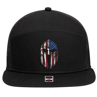 American Gladiator 7 Panel Mesh Trucker Snapback Hat