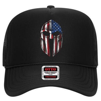 American Gladiator High Crown Mesh Back Trucker Hat