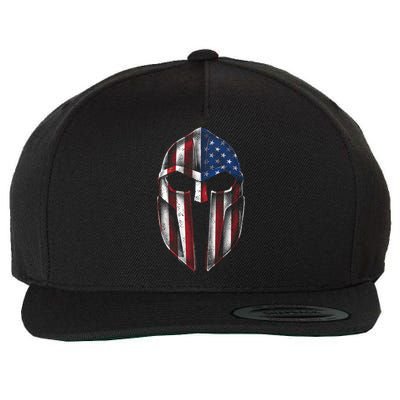 American Gladiator Wool Snapback Cap