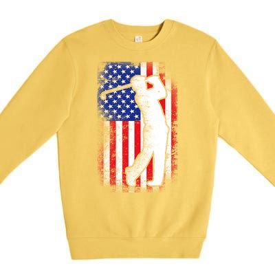 American Golf Flag Premium Crewneck Sweatshirt