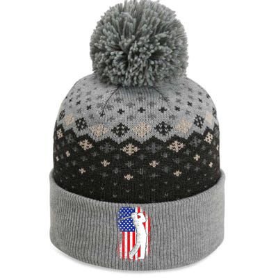 American Golf Flag The Baniff Cuffed Pom Beanie