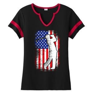 American Golf Flag Ladies Halftime Notch Neck Tee