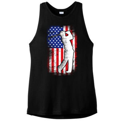 American Golf Flag Ladies PosiCharge Tri-Blend Wicking Tank