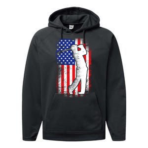 American Golf Flag Performance Fleece Hoodie