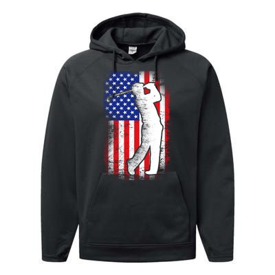 American Golf Flag Performance Fleece Hoodie