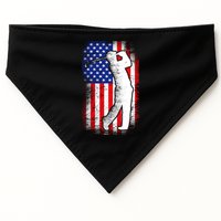 American Golf Flag USA-Made Doggie Bandana