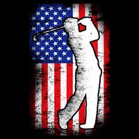American Golf Flag USA-Made Doggie Bandana